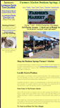 Mobile Screenshot of denhamspringsfarmersmarket.com